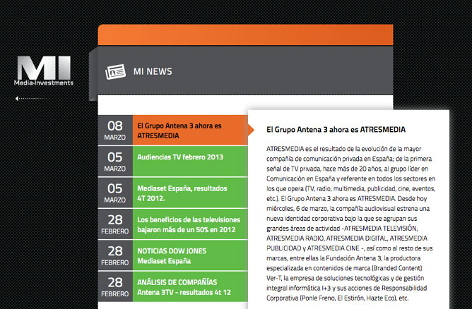 imagen de página web