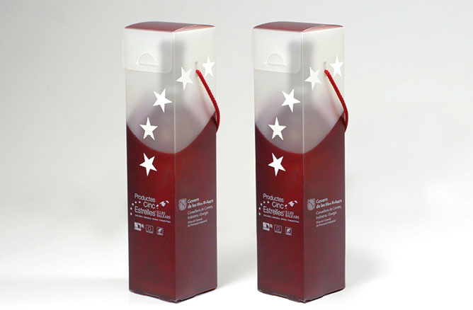 fotografía de packaging para botella de vino